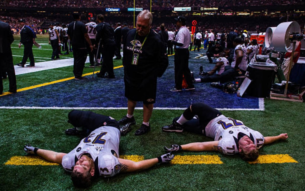 Roger Erickson — Ravens sideline